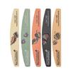 5PCS Nail Emery Boards with Double Side Grit Curved Sanding Tools for Precise Manicures and Nail Polishing Gentle On Nails