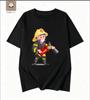 Simple Cartoon Firefighter Printed Tshirt Pays Tribute To The Daily Commuting Short Sleeved Reverse Traveler