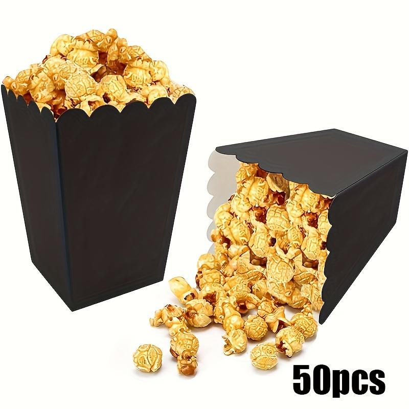 50 Stück Pure White Popcorn Boxen Container Geburtstagsgäste Leckerli-Taschen Hochzeit Brautverpackungsbox Hochzeitsgeschenkbox Hochzeitssachen Ausverkauf