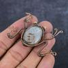Moonstone Handmade Copper Wire Wrap Jewelry Pendant 2.36" z1D89