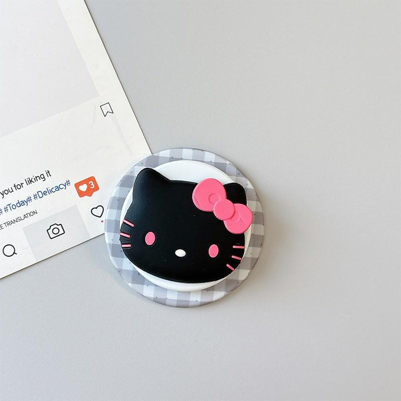 

Cute Cartoon KT Cat Magnetic Suction Airbag Combination Back Mounted Portable Anti Fall Super Popular Desktop TV Show Lazy Person Tool