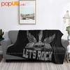 Heavy Metal Rock Hard Grunge Death Gothic Gig Let'S Rock Skulls Head Ultra-Soft Blanket Quilt Winter Sofa Cover Bed Covers