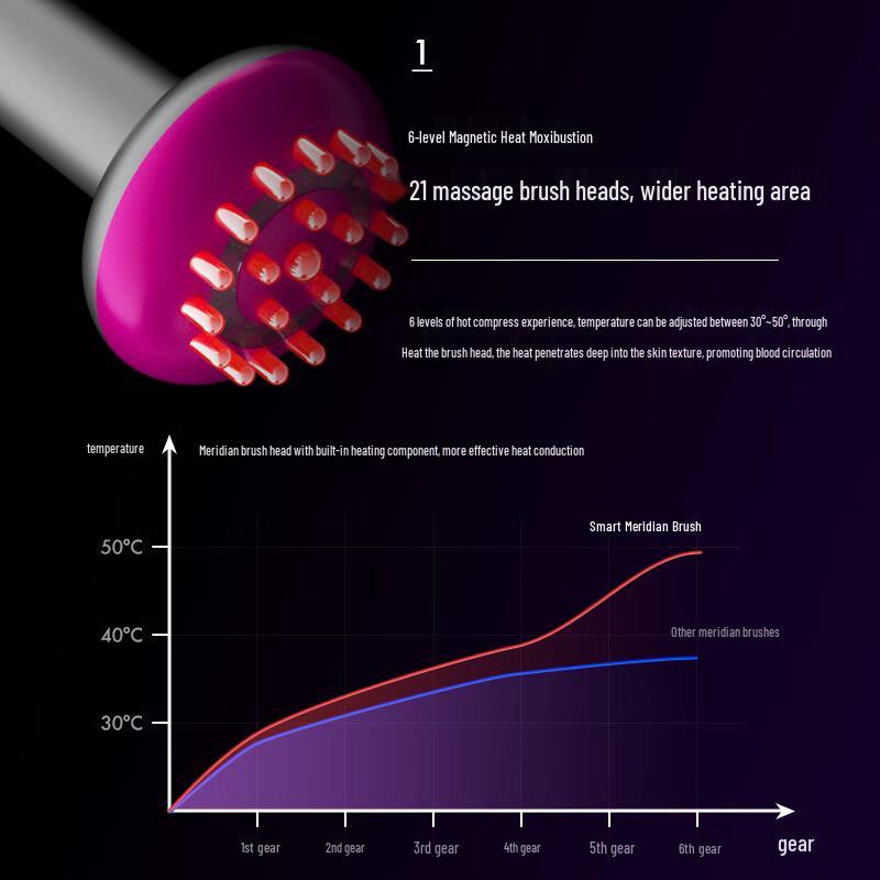 Electric Meridian Massage Brush