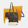[Použité] Louis Vuitton Onthego MM 'Hnědá Giant Monogram/Hnědá Monogram Reverse Canvas' - Dobrý stav #1JJY6YW