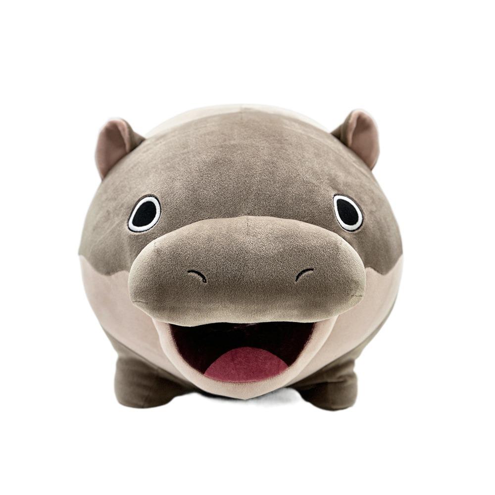 Cute Moo Deng Plush Toys The Bouncy Pig Hippo Doll Plush Toy Angry Baby Hippo Doll  Fan Collection