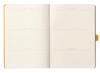 Rhodia Rhodiarama Goal Book Notebook, A5, Dotted Grid, 240 Pages, Italian Leather Cover, Rose Smoke, CF117803