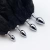 4 Sizes Metal Butt Plug Fox Tail Intimate Toys Anal Extender Dilator Sex Shop Products Erotic Games Goods For Adult products