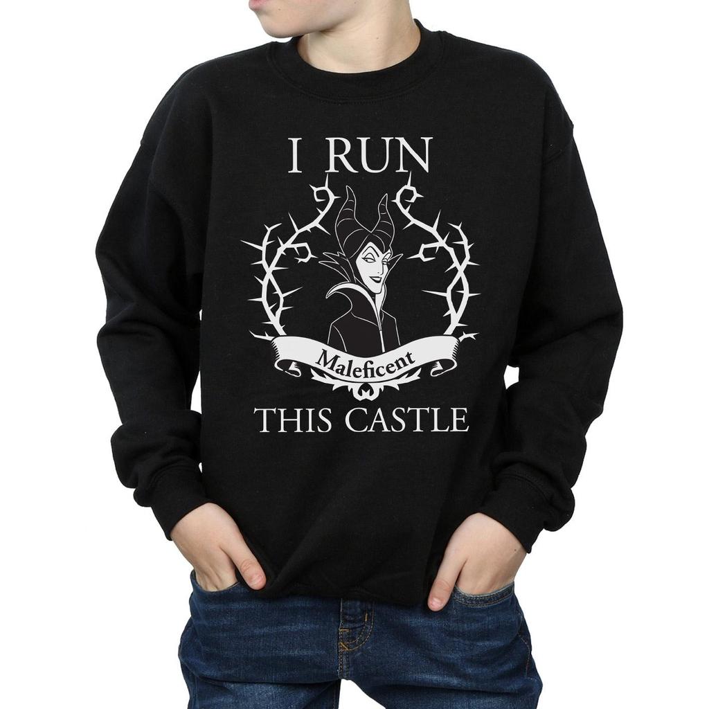 Disney Boys Maleficent I Run This Castle Sweatshirt