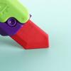 Traceless Fidget Toys Eraser High Elasticity Carrot Eraser Pencil Wiping Eraser  Student Stationery