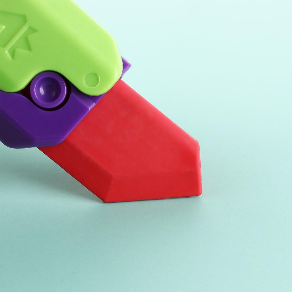 Traceless Fidget Toys Eraser High Elasticity Carrot Eraser Pencil Wiping Eraser  Student Stationery