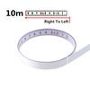 Self Adhesive Metric Measure Tape Vinyl Silver Ruler For Sewing Machine Sticker