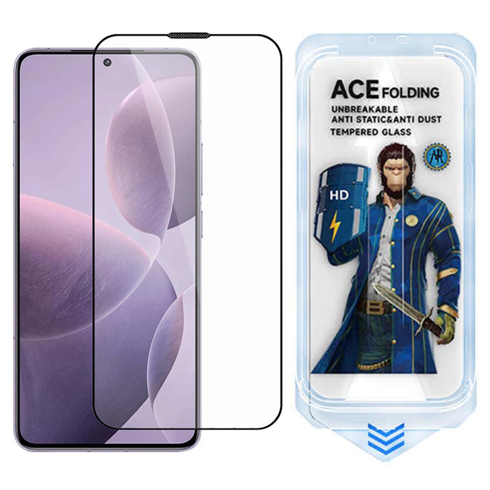 

ESHMILY For Xiaomi Redmi K70 5G Screen Protector 2.5D High Aluminium-Silicon Glass Silk Printing Film with Easy Installation Tool Type A