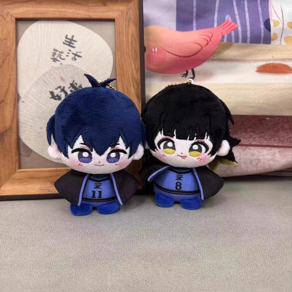 Blue Lock Plush Dolls Isagi Yoichi Chigiri Hyoma Bachira Meguru Nagi Seishiro Game Anime Figure Pendant Keychain Stuffed Toys