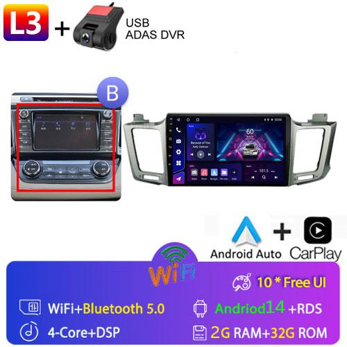 For Toyota RAV4 Rav 4 XA40 2012 - 2018 Android Car Radio Multimidia Video Player Navigation GPS Carplay Touch Screen Auto Stereo