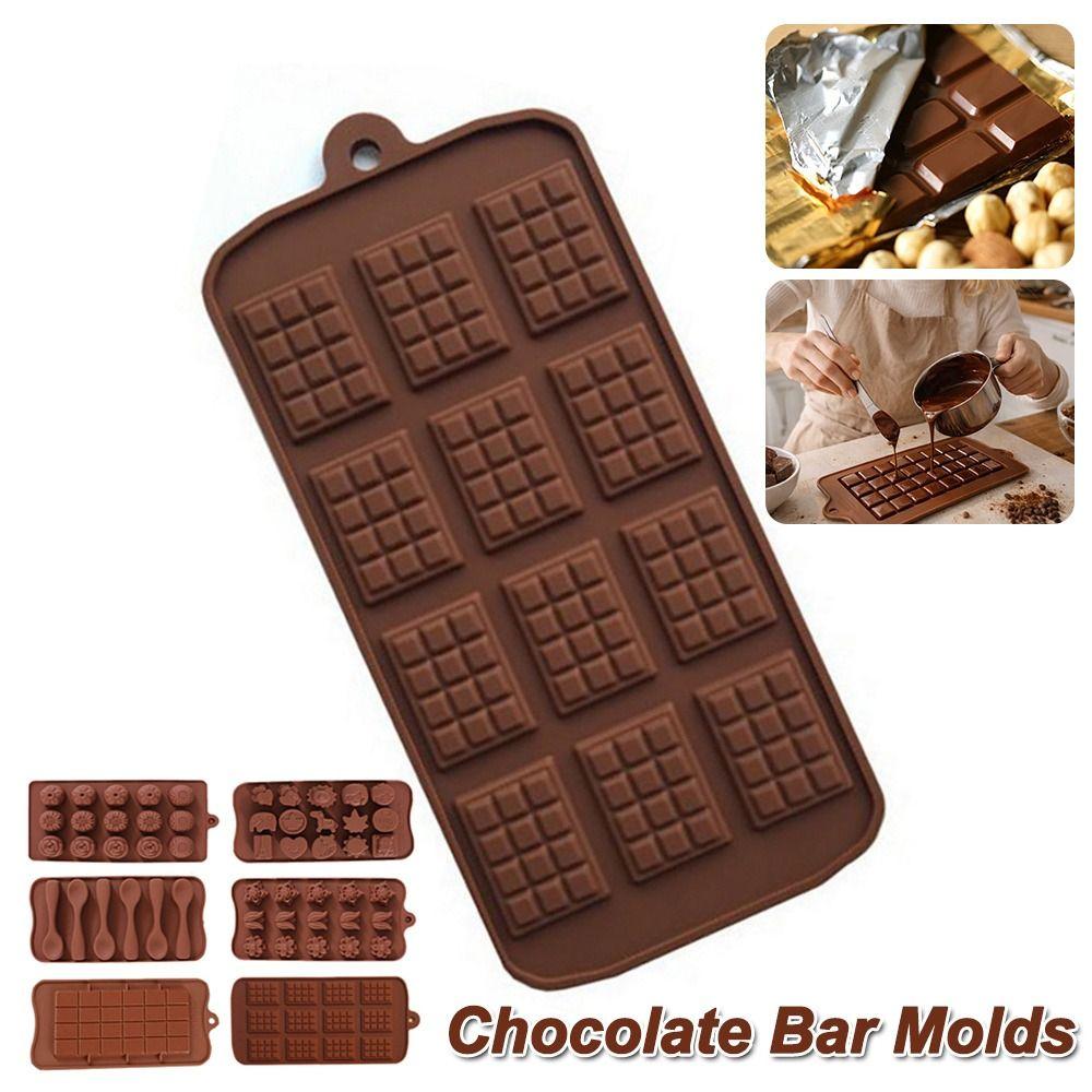 Non-Stick Chocolate Moulds DIY Fondant Coffee Mould Easy Release Baking Mold Kitchen Accessories
