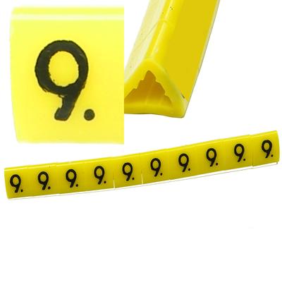 Wire Marker OZ-1 9 Yellow 100pcs