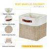 Home Decor Organized Living Space 27x27x27cm Foldable Bins Available In White Compact Storage Lightweight Design