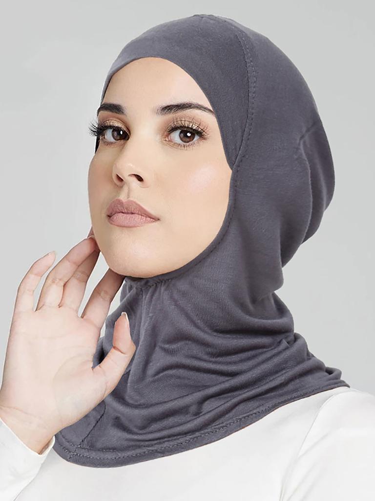 Muslimský turban Plné zakrytí Islámské čepice Podšátek Vnitřní Dámská hidžábová čepice Šátek na hlavu Dlouhá šála Omotávka Krk Hlava Čepice Bonetka