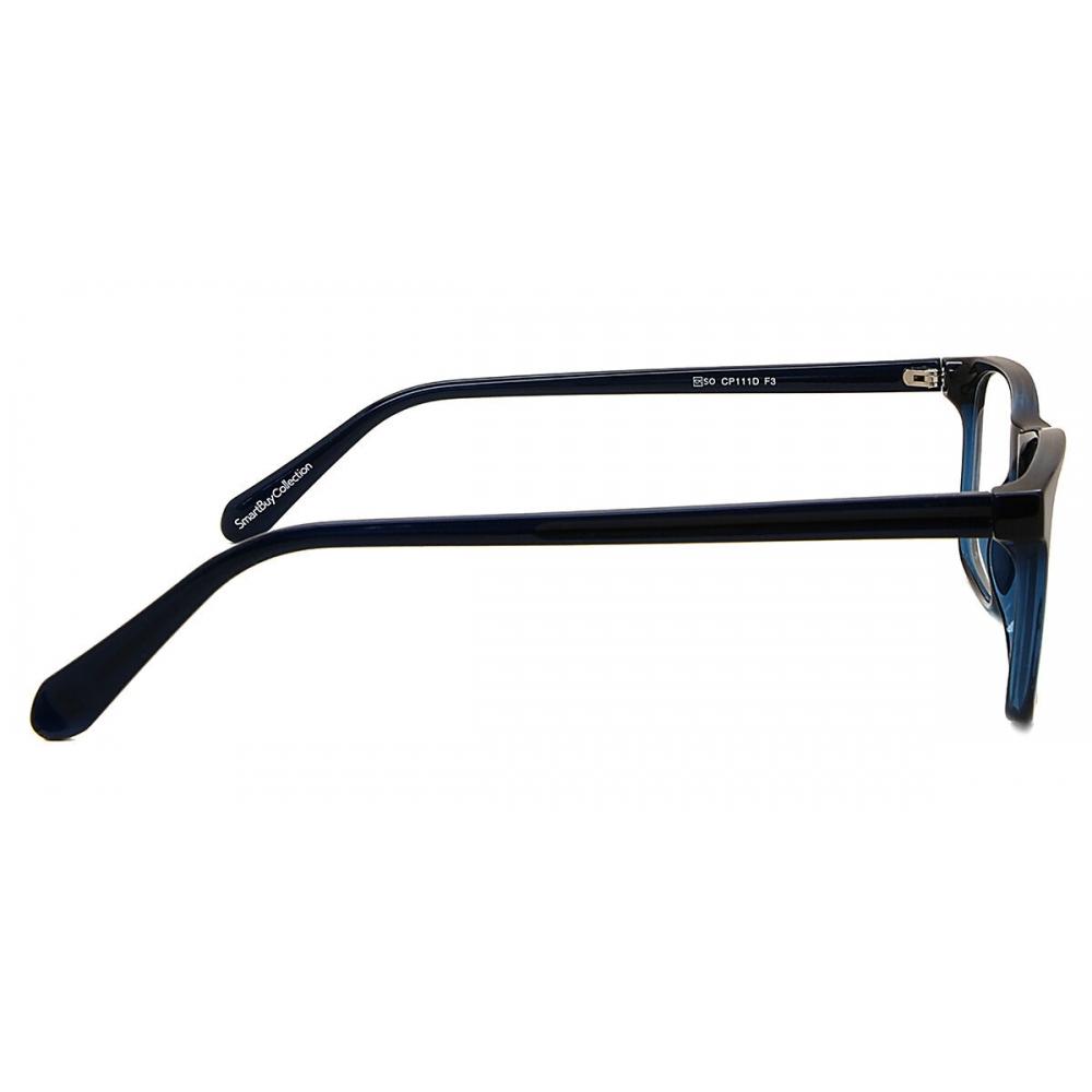 Full Rim Rectangle Dark Blue Smartbuy Collection Nyree Cp111d Fashion Unisex Eyeglasses