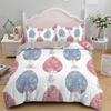 Soft Easter Eggs Print Duvet Cover Happy Easter Cartoon Rabbit Toddler Bedding Sets Twin King Queen Size Microfiber Quilt Cover
