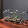 2-türiges Sprungspinnen-Gehege Belüftetes Design Kleintier-Terrarium für Frosch Eidechse