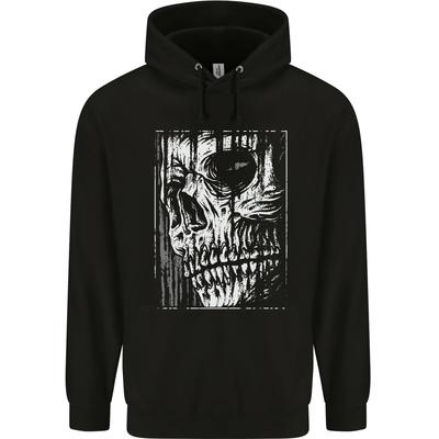 Grim Reaper Skull Gothic Biker Demon Hoodie