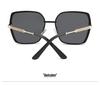 New Women's Polarized Sunglasses - Fashionable European and American Street Style Metal Trend