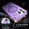 For iPhone 16 Pro Case Compatible with MagSafe Small Wavy Edge PC + TPU Phone Cover