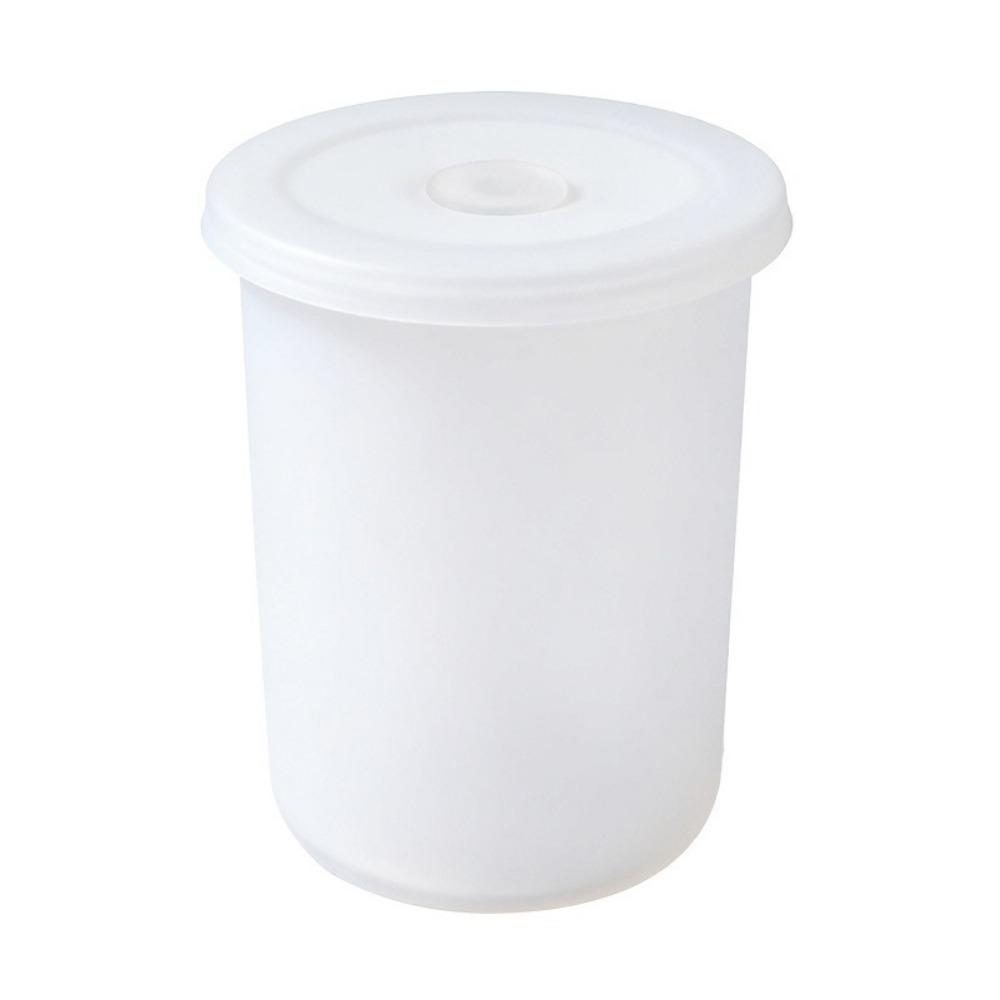 

Silicone Transparent Sealed Box Microwave-heated Airtight Kitchen Storage Boxes Leak-proof Round Food Freezer Box Kitchen 600 ML прозорий