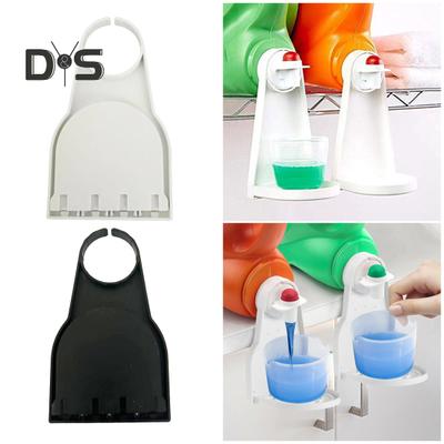 Laundry Detergent Cup Holder Prevents Spills Fits Most Bottles Foldable Design Space-Saving Laundry Room Organizer