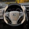 Leather Car Steering Wheel Cover for Nissan Qashqai J11 J10 J12 Tiida Juke F15 Navara D40 X-trail T30 T31 T32 T33 Pathfinder R51