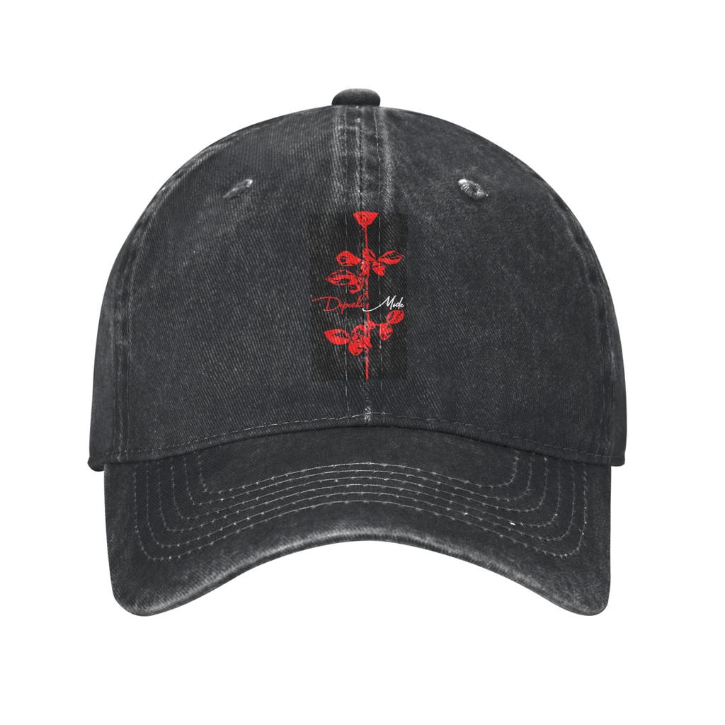 Depeche Cool Mode Music Violator Washed Denim Cap Casual Baseball Caps Adjustable Hat Summer Unisex Baseball Hats