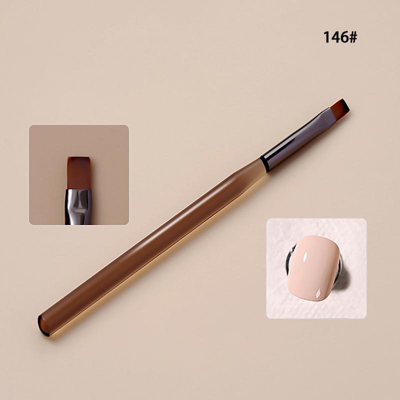 9 Pcs French Stripe Nail Art Liner Brush Set 3D Tips Line Stripes Diy Drawing Pen Uv Gel Brushes Painting Pen Manicure Tools