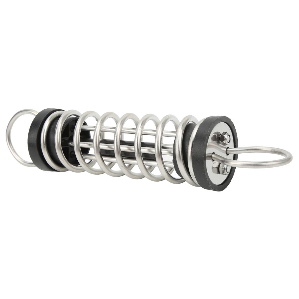 6x300mm Dock Line Mooring Springs 304 Stainless Steel Shock Absorbing Boat Mooring Springs