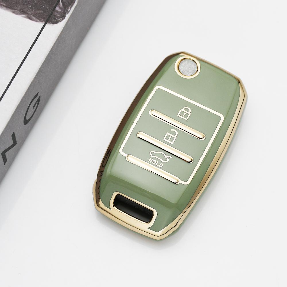 Fashion Tpu Remote Keyless Case Flip Folding Car Key Cover For Kia Ceed Sorento Cerato K2 K3 K4 K5 Sid Rio Soul Sportage