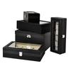Delesys 2/3/4/5/6/8/9/10/12/20 Slots Household Multi Functional Watch And Jewelry Storage Box  Pu Leather Watch Display Case