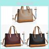 Street Style Womens Large Capacity Tote Bag With Pu Material For Daily Use