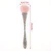 1Pc Nail Dust Brush Rhinestone Bling Handle White For Acrylic Nail Art Cleaning Brush Manicure Tool