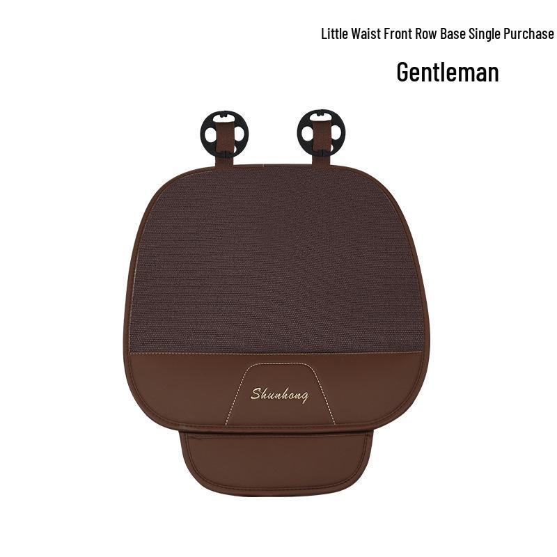 Vier Jahreszeiten Universal Auto- & Bürostuhl Sitzkissen Set – Bequeme Baumwolle & Leinen Dual-Use, Ohne Rückenlehne, 3-teilig