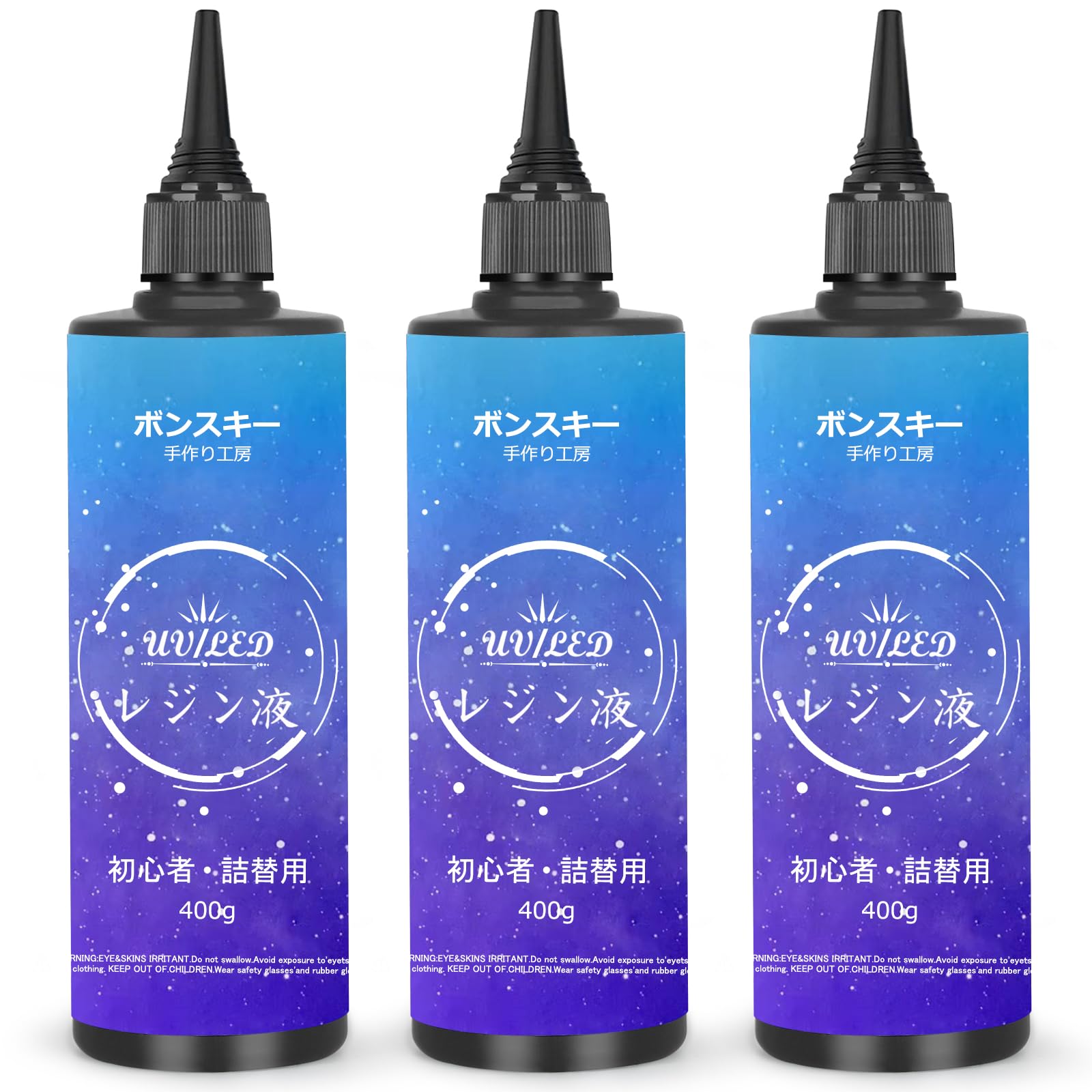 

Bonsky Resin Liquid, UV Resin, 1200g, Beginner s Refill, Large Capacity, UV/LED Compatible, Highly Transparent, Large Capacity, Hard Type Molding, Hyp