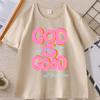 God Is Good Christian T Shirt for Men Women Christian Religious T-shirt Bible Verse Thanksgiving Tshirt Short Sleeve Unisex Tops