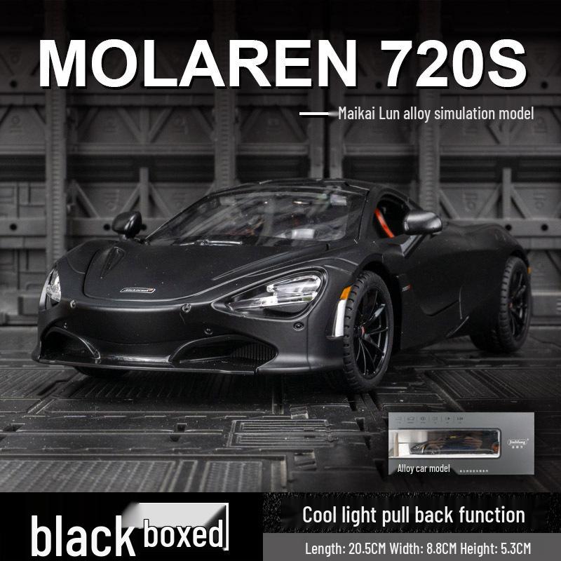 

Jinlifang 720S Sports Car 1/24 Scale Model with Sound and Light чёрный