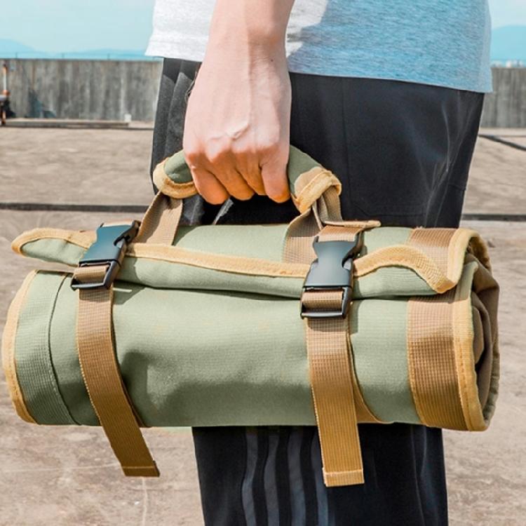 Electricians Wrench Tool Bag Roll Up Bag Wrench Roll Up Pouches Bag with 4Pocket