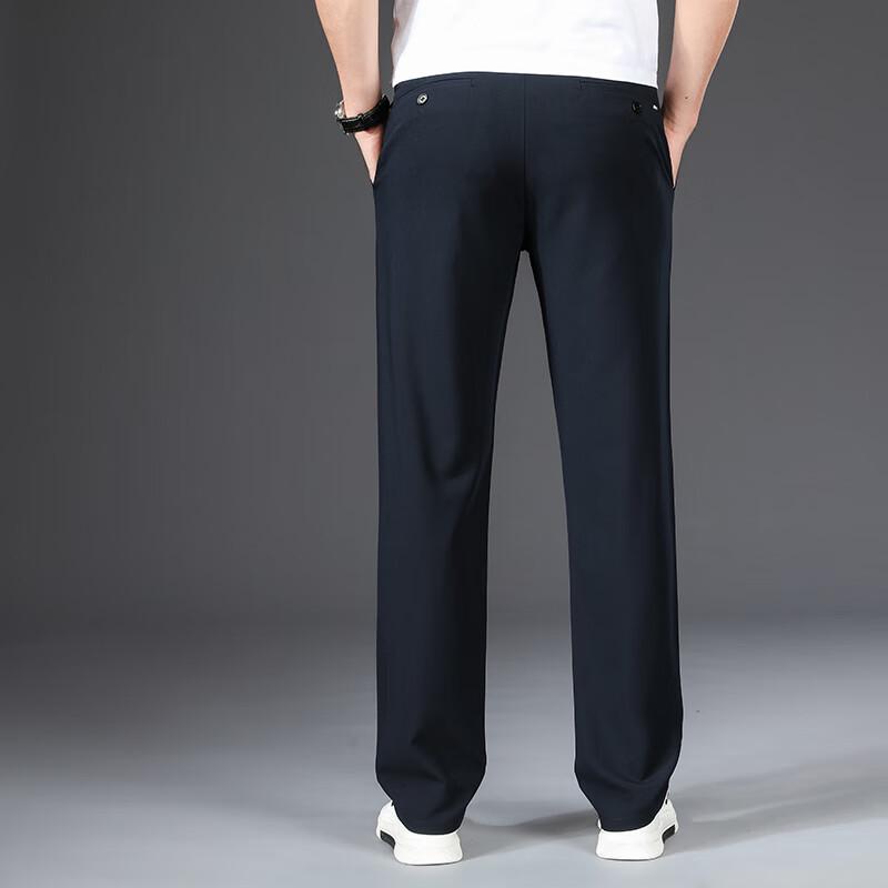 Fengmao Men's Spring/Summer Straight-Fit Casual Business Pants
