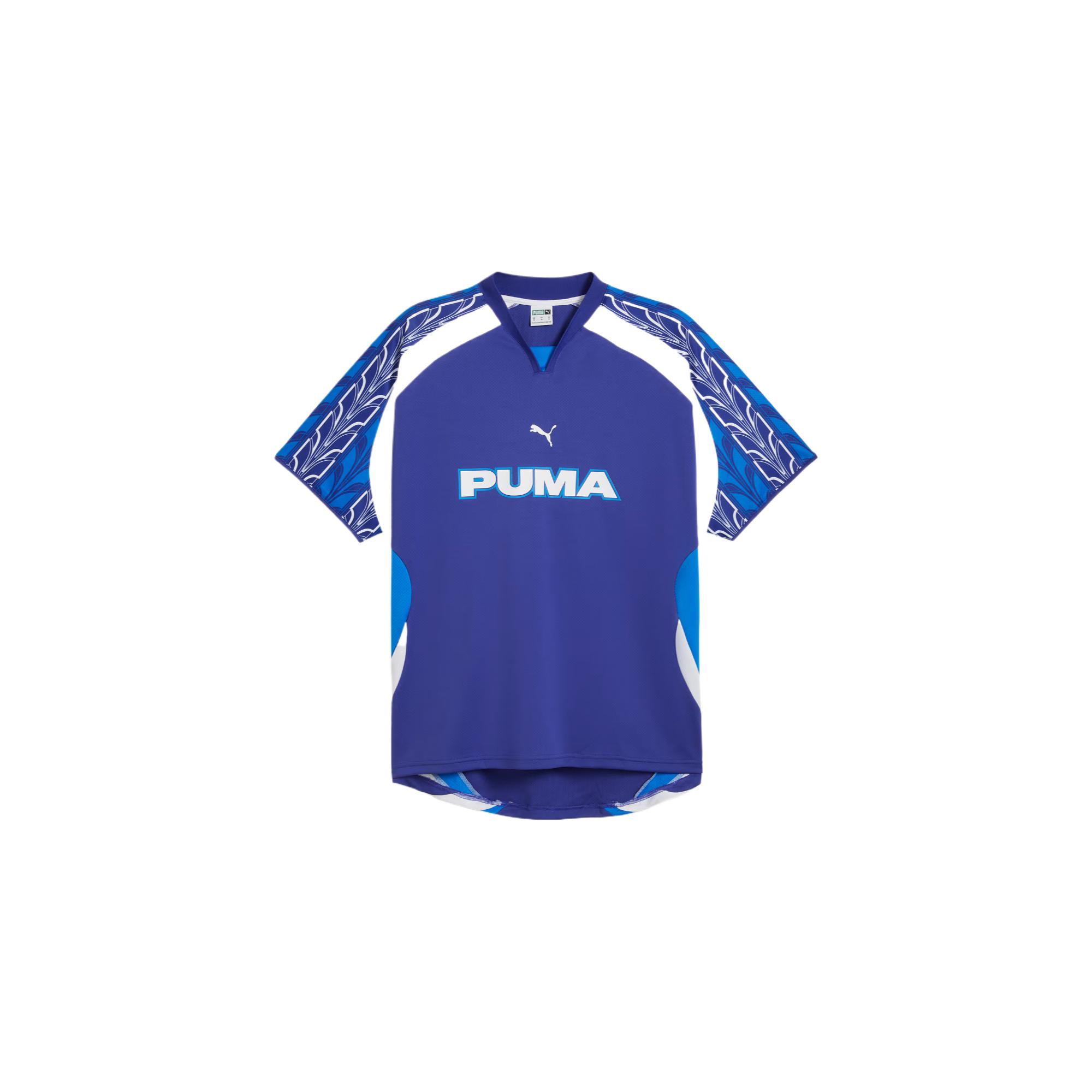 PUMA RELAXEDFootball Jersey Unisex DRYCELL Soccer Jersey Unisex Blue Purple 628416-27 S