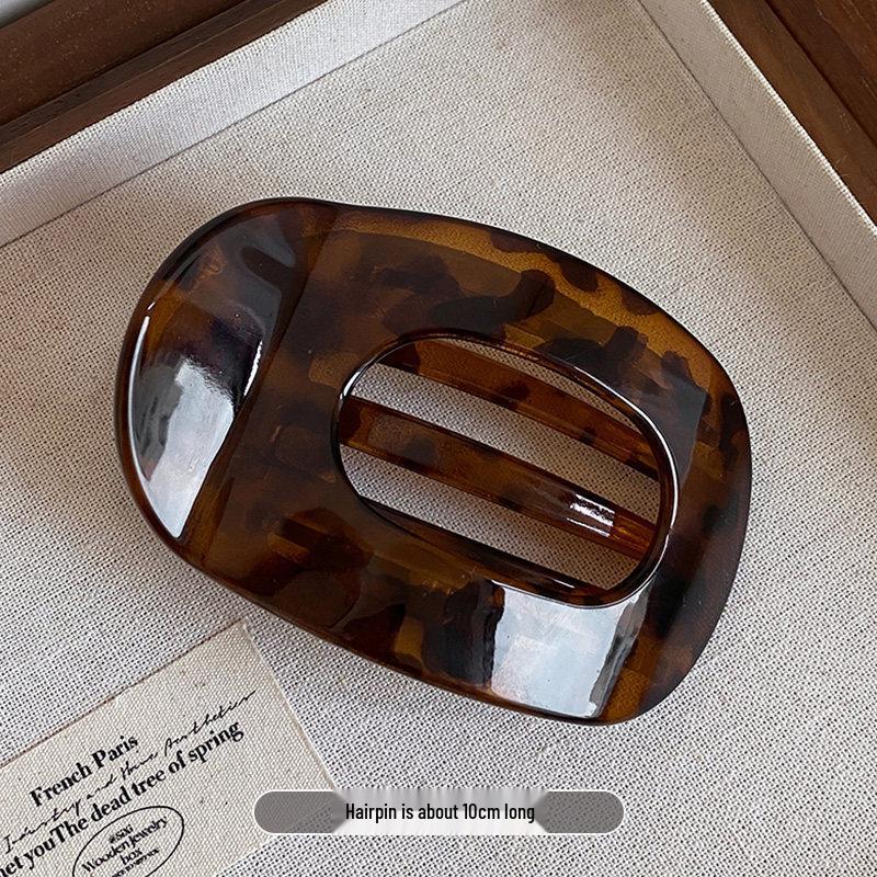 Retro Elegant Updo Shell Hair Clip for Women - 2026 Style Duckbill Clip