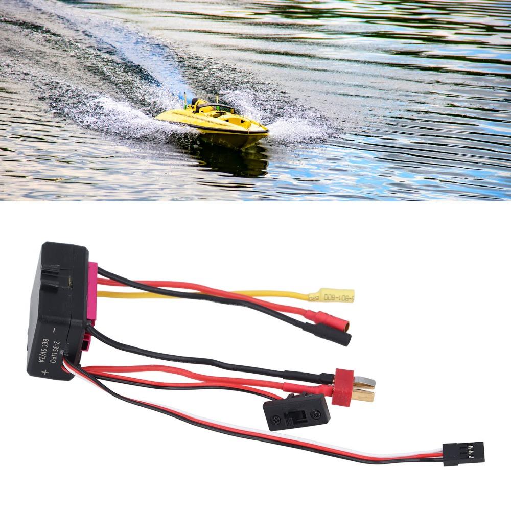 Waterproof Electronic Speed Controller Dust-Proof Brushless Motor ESC Brushless ESC For RC Boat