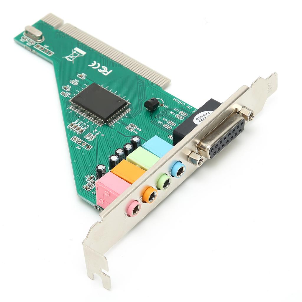 PCI Sound Card 120dB Duplex Playback Computer Accessory with 4 Channel for Windows 98 8738