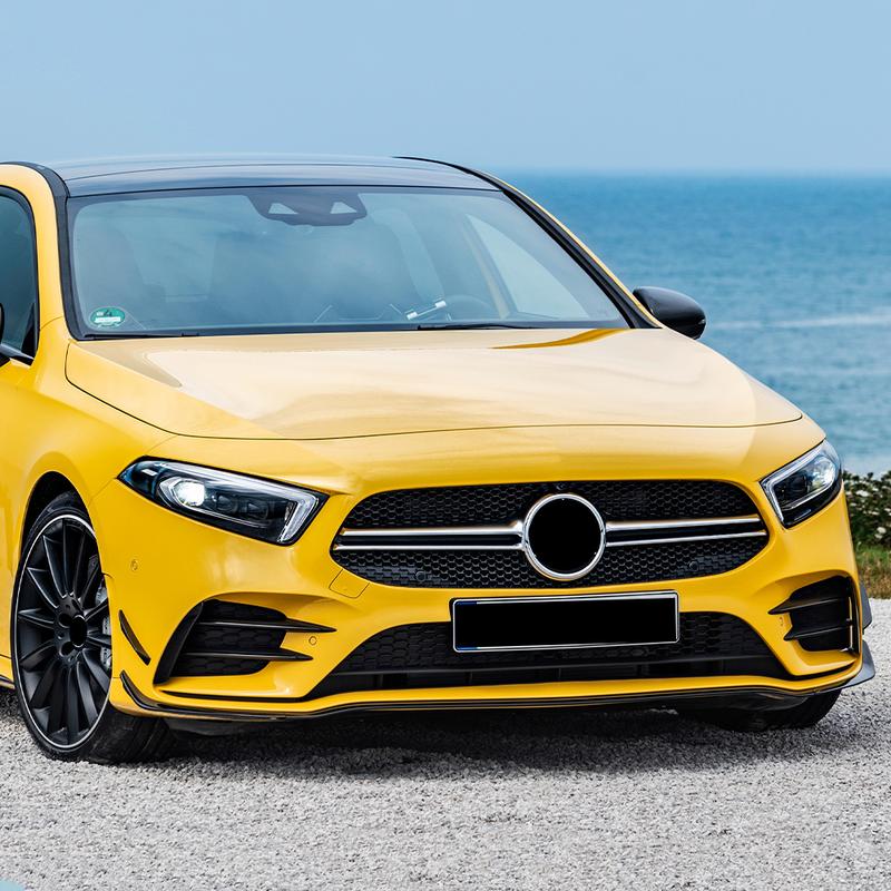 Voor Mercedes Benz A Klasse W177 A180 A200 A220 A35 AMG 2018+ Voorbumper Lip Spoiler Splitters Canards Vents