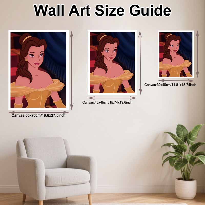 Disney Diamond Painting Kit Belle Diamond Painting 5D Diamond Art Home Decor Creative Handmade Gift